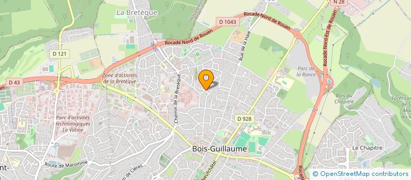 localisation de l'entreprise DU CLOS DORMOY à BOIS-GUILLAUME