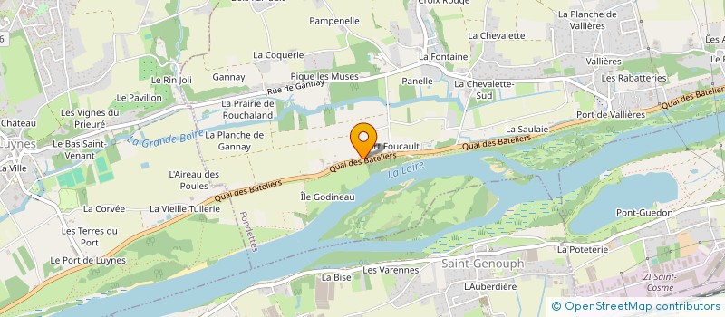 localisation de l'entreprise DU CLOS FALLOUX à FONDETTES