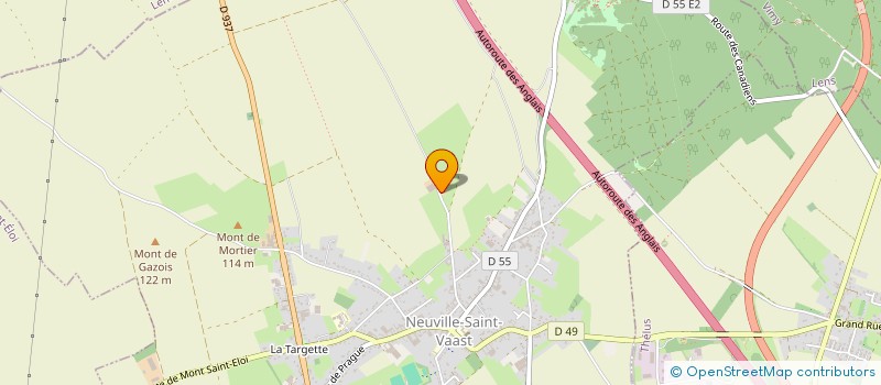 localisation de l'entreprise DU CLOS FLEURI  NEUVILLE-SAINT-VAAST