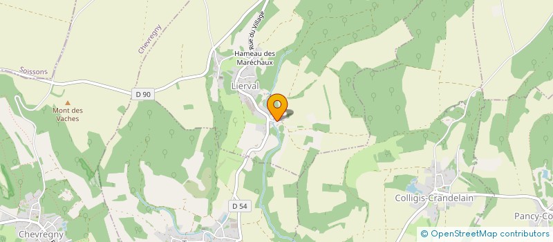 localisation de l'entreprise DU CLOS FORGER  LIERVAL