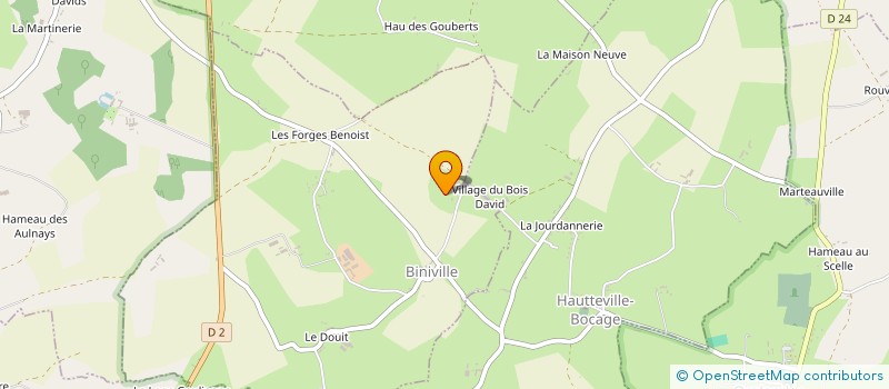 localisation de l'entreprise DU CLOS HAMEL à BINIVILLE