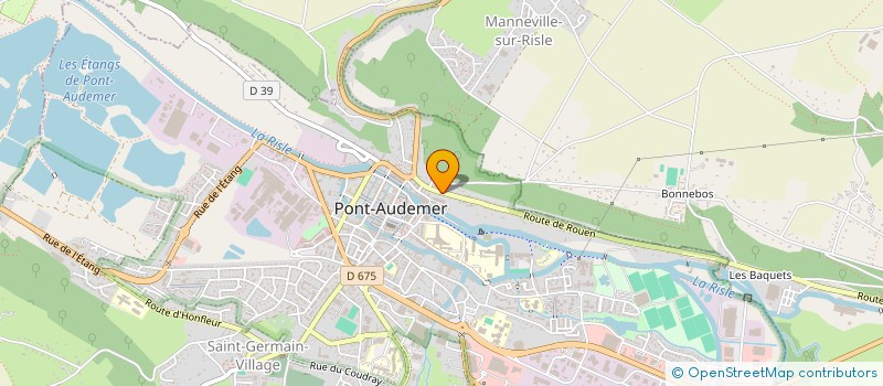 localisation de l'entreprise DU CLOS MEHEU à PONT-AUDEMER