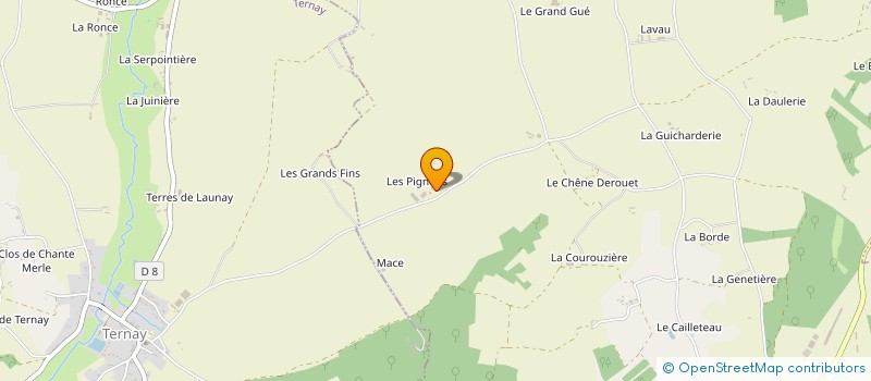 localisation de l'entreprise DU CLOS PIGNON  TROO