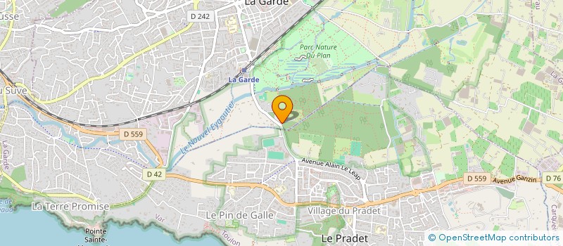 localisation de l'entreprise DU CLUB à LA GARDE