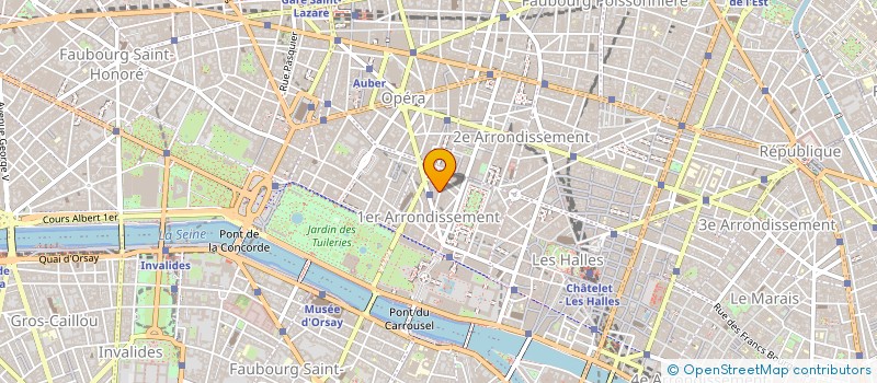localisation de l'entreprise DU COEUR A L'OUVRAGE à PARIS