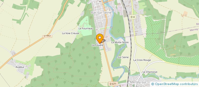 localisation de l'entreprise DU COEUR AU TRAVAIL à BAR-SUR-SEINE
