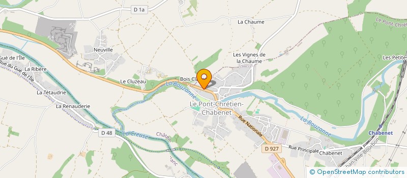 localisation de l'entreprise DU COEUR DE MEULE à LE PONT-CHRETIEN-CHABENET