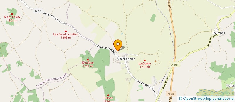 localisation de l'entreprise DU COIN 43  SAINT-CHRISTOPHE-D ALLIER