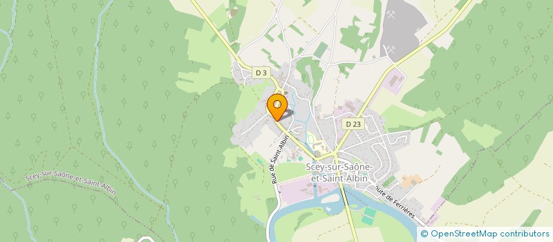 localisation de l'entreprise DU COIN DE LA RUE à SCEY-SUR-SAONE-ET-SAINT-ALBIN