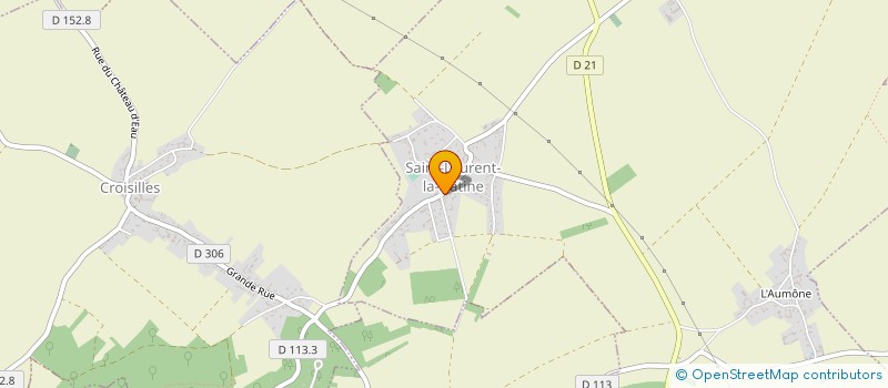 localisation de l'entreprise DU COIN DE LA RUE DES TREMBLES à SAINT-LAURENT-LA-GATINE