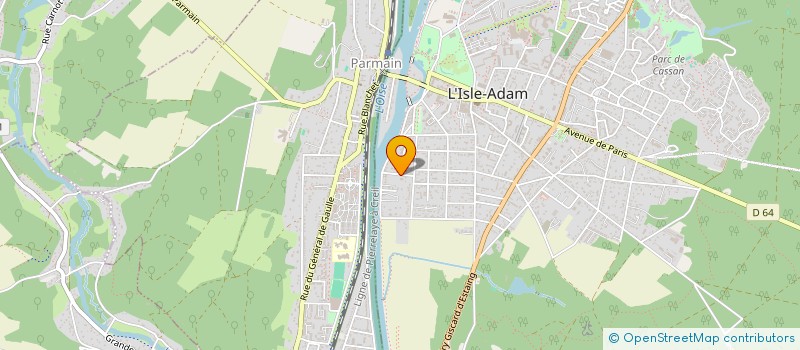 localisation de l'entreprise DU COIZEL à L'ISLE-ADAM