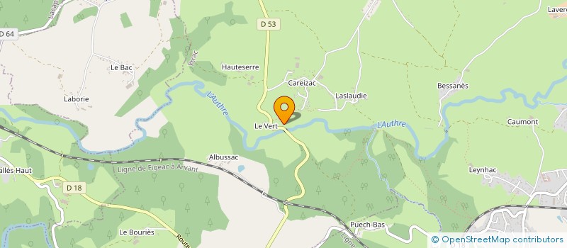 localisation de l'entreprise DU COL VERT à YTRAC