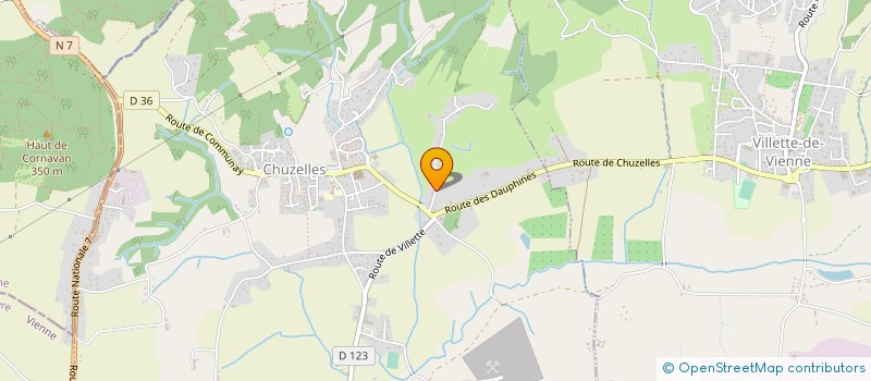 localisation de l'entreprise DU COLLIARD  CHUZELLES