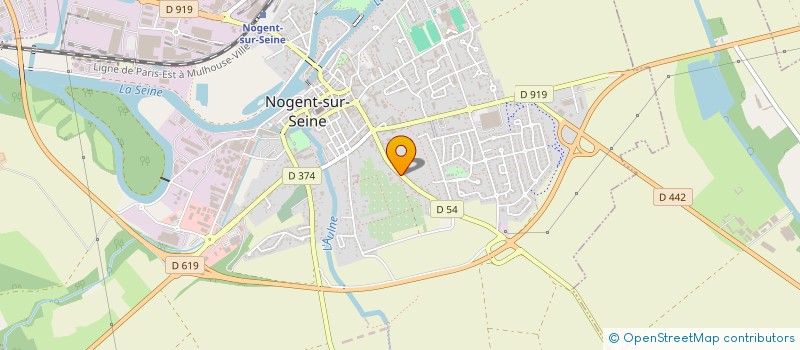 localisation de l'entreprise DU COLOMBIER  NOGENT-SUR-SEINE