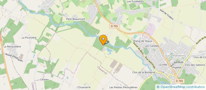 localisation de l'entreprise DU CONON  COUR-CHEVERNY