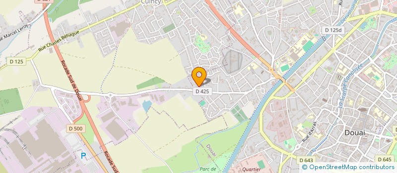 localisation de l'entreprise DU COQUELICOT à DOUAI