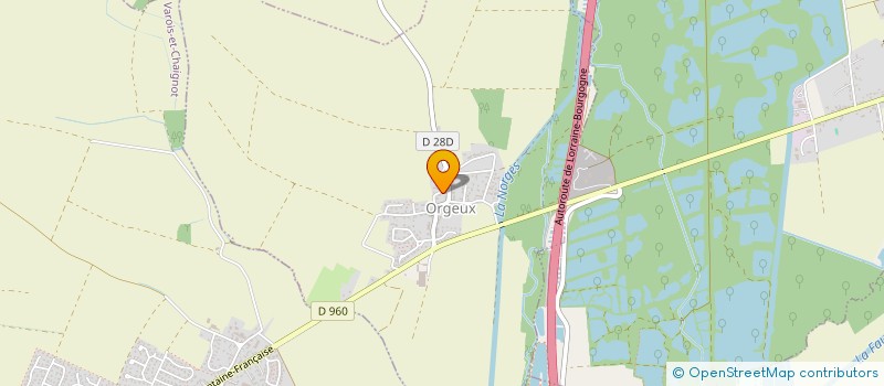 localisation de l'entreprise DU CORNET  ORGEUX