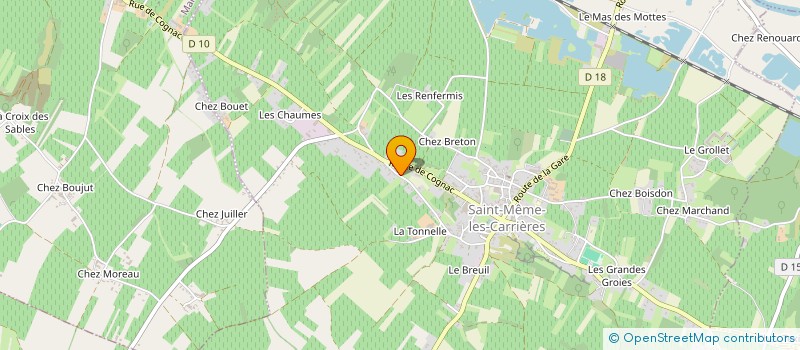 localisation de l'entreprise DU CORPIFOUX à SAINT-MEME-LES-CARRIERES