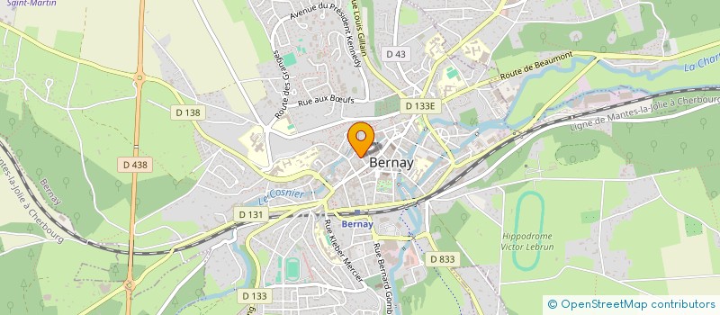 localisation de l'entreprise DU COSNIER à BERNAY