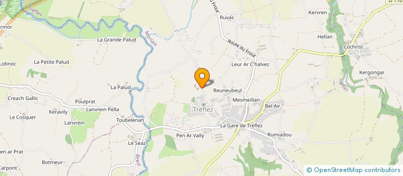 localisation de l'entreprise DU COSQUER  TREFLEZ