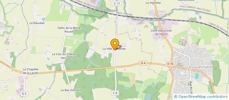 localisation de l'entreprise DU COSTIER  SAINT-PERE-MARC-EN-POULET