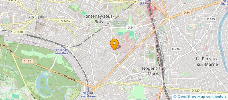 localisation de l'entreprise DU COTE DE CHEZ FRED à FONTENAY-SOUS-BOIS