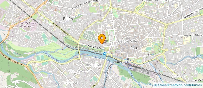localisation de l'entreprise DU COTE DE CHEZ VOUS à PAU