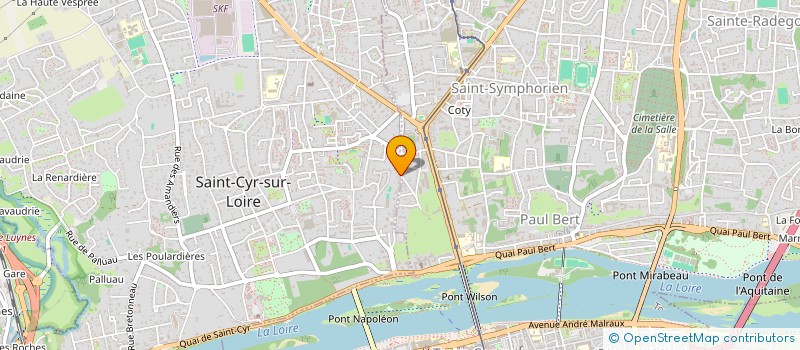 localisation de l'entreprise DU COTE DE KEY WEST  SAINT CYR SUR LOIRE