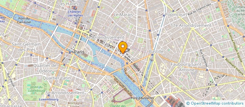 localisation de l'entreprise DU COTE DES JARDINS à PARIS