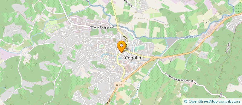 localisation de l'entreprise DU COTE JARDIN  COGOLIN