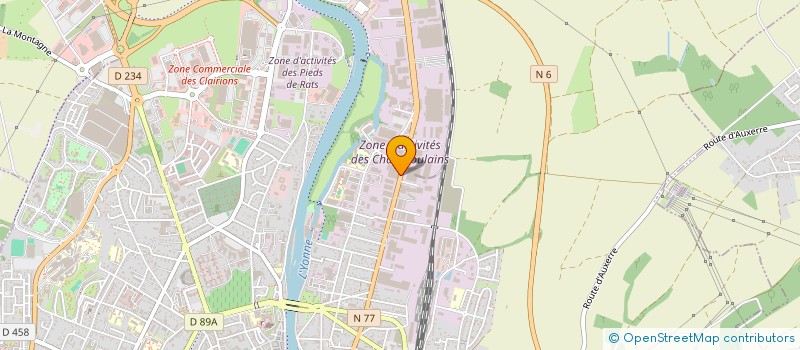 localisation de l'entreprise DU COTE PRO à AUXERRE