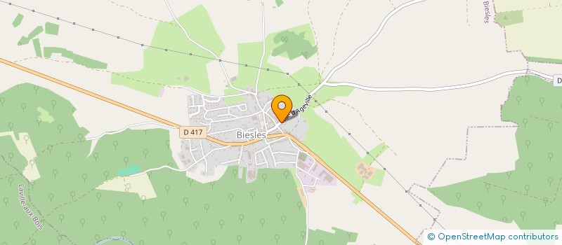 localisation de l'entreprise DU COTEAU à BIESLES