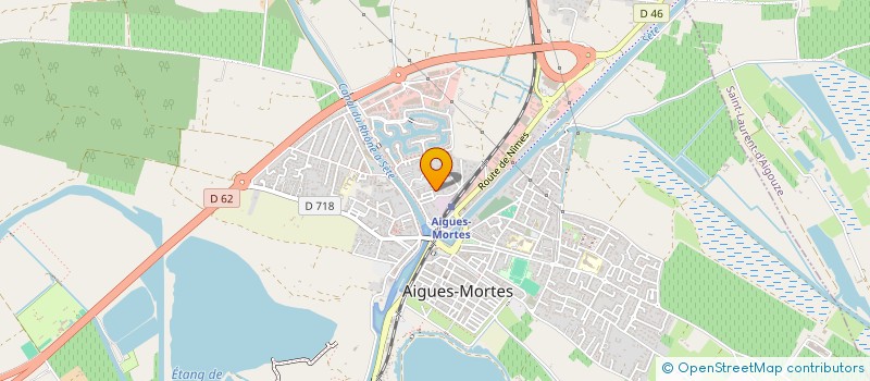 localisation de l'entreprise DU COUCHANT  AIGUES-MORTES