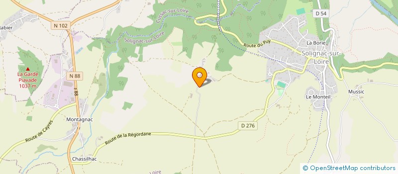 localisation de l'entreprise DU COUCOU à SOLIGNAC-SUR-LOIRE