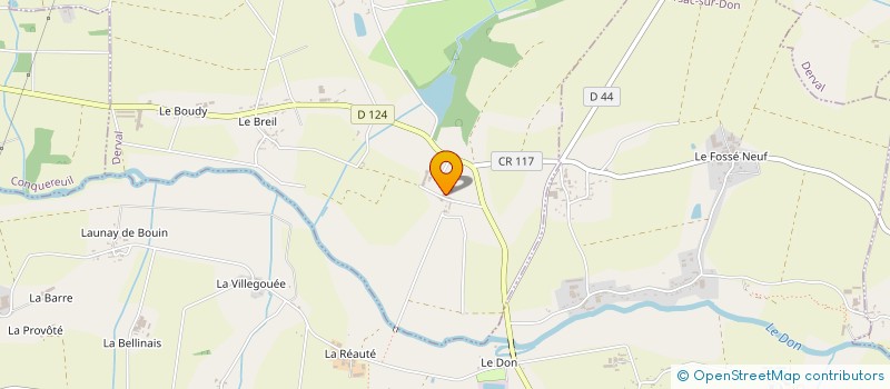 localisation de l'entreprise DU COUD'BARRE à DERVAL