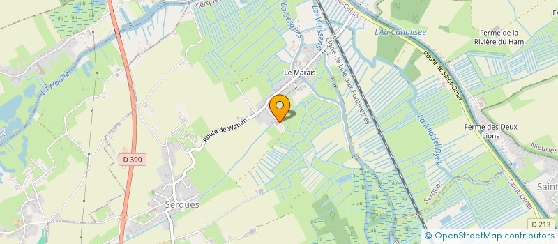 localisation de l'entreprise DU COUDOU D'ASCQ  SERQUES