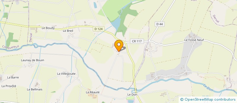 localisation de l'entreprise DU COUDRAY à LUSANGER