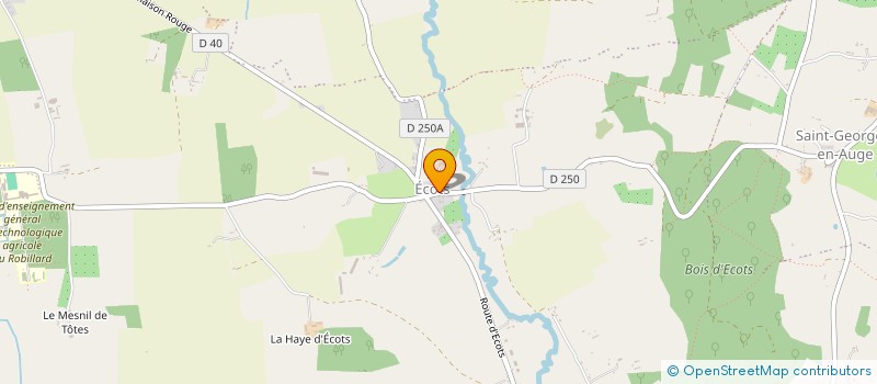 localisation de l'entreprise DU COUDRAY  SAINT-PIERRE-EN-AUGE