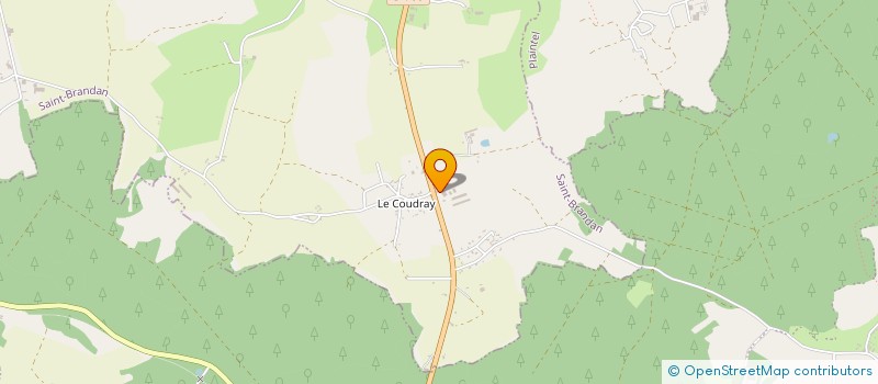 localisation de l'entreprise DU COUDRAY à SAINT-BRANDAN