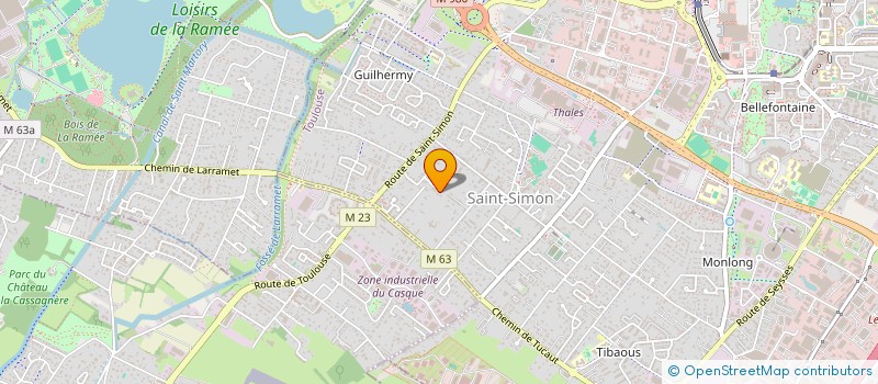 localisation de l'entreprise DU COUPLE A LA FAMILLE  TOULOUSE