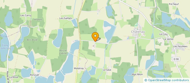 localisation de l'entreprise DU COURBE à CHATENAY