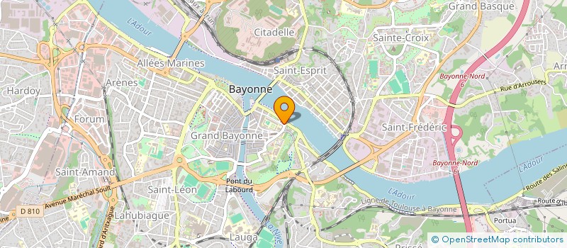 localisation de l'entreprise DU COURSIC  BAYONNE