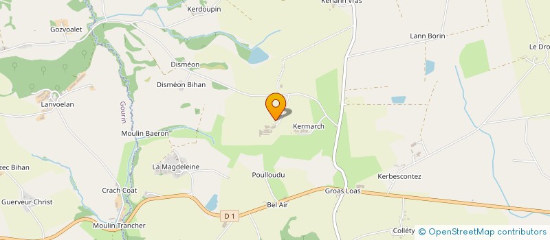 localisation de l'entreprise DU CRANN  LANGONNET