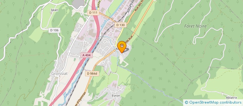 localisation de l'entreprise DU CRET JOYEUX à GROISSIAT