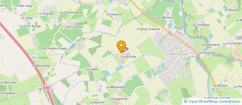 localisation de l'entreprise DU CRIMIER  REMOUILLE