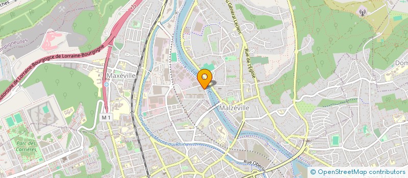 localisation de l'entreprise DU CROSNE  MAXEVILLE