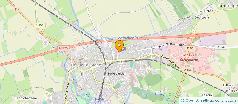 localisation de l'entreprise DU CYCLONE  DOL-DE-BRETAGNE