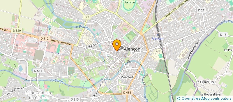 localisation de l'entreprise DU CYGNE à ALENCON
