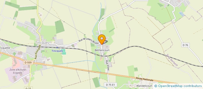 localisation de l'entreprise DU DANFOSS  VILLERS-SIR-SIMON