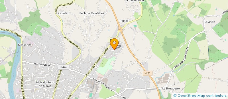 localisation de l'entreprise DU DANUBE à VILLENEUVE-SUR-LOT